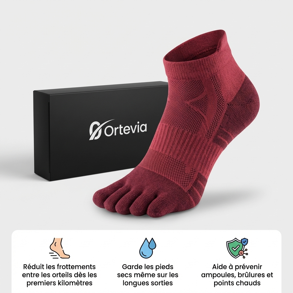 Ortevia™ | Chaussettes Running Anti-Ampoules