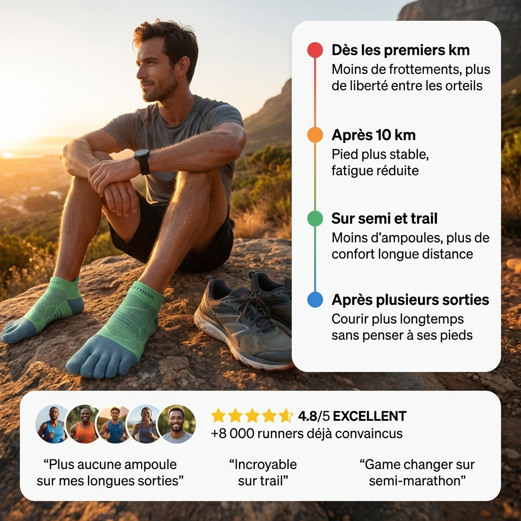 Ortevia™ | Chaussettes Running Anti-Ampoules