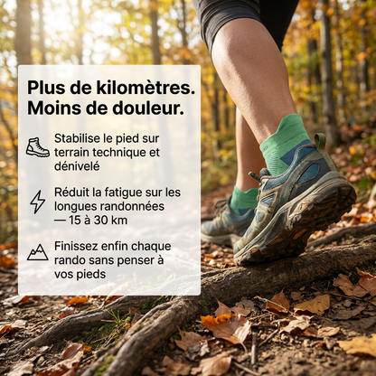 Ortevia™ | Chaussettes Anti-Ampoules Randonnée & Trail