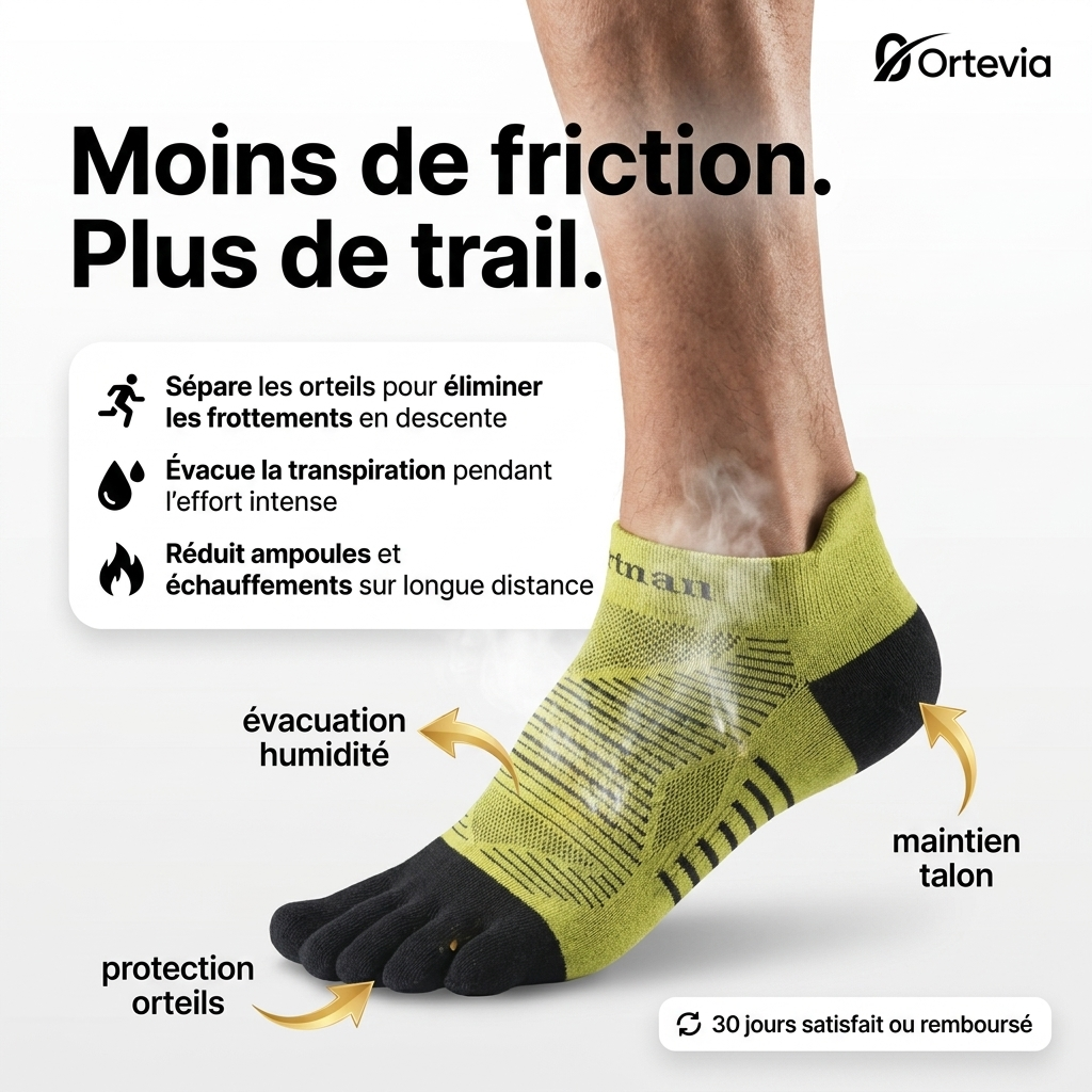 Ortevia™ | Chaussettes Anti-Ampoules Trail & Running