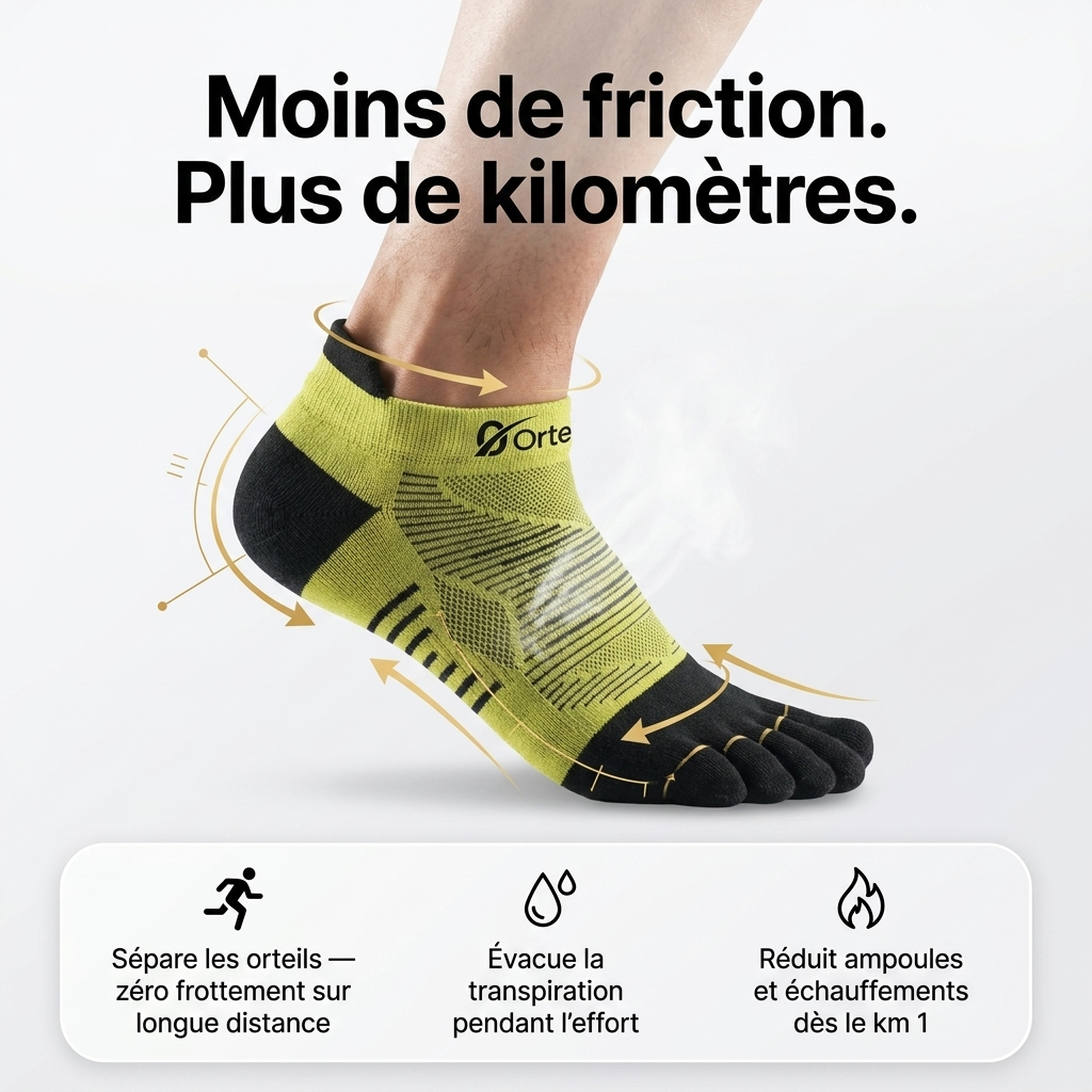 ORTEVIA™ | CALCETINES DE RUNNING ANTIAMPOLLAS