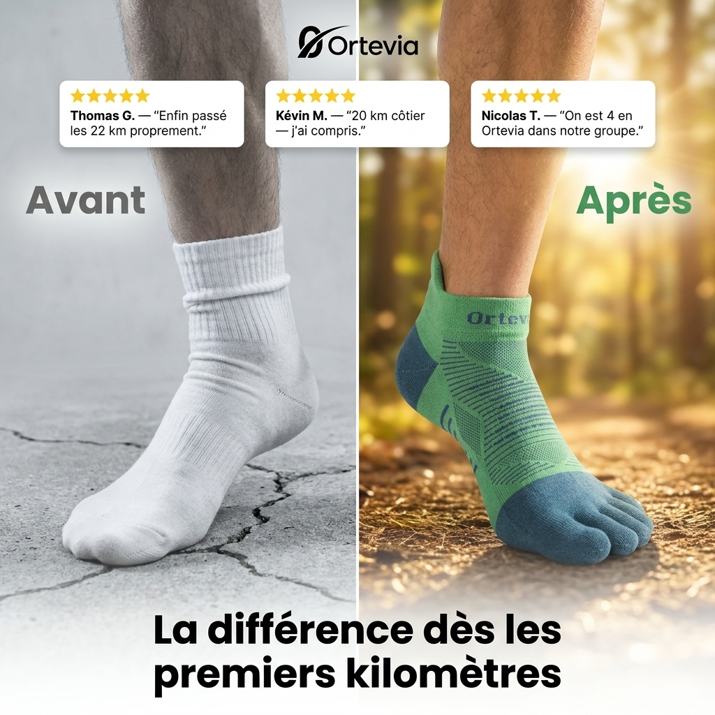 ORTEVIA™ | CALCETINES DE RUNNING ANTIAMPOLLAS