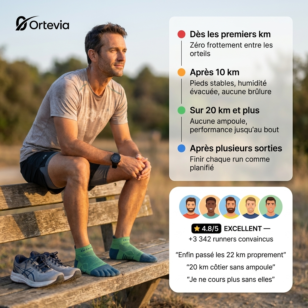 ORTEVIA™ | CALCETINES DE RUNNING ANTIAMPOLLAS