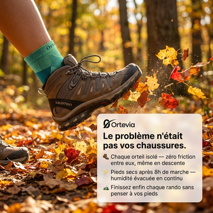 Ortevia™ | Chaussettes Anti-Ampoules Randonnée
