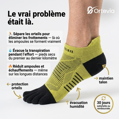 Ortevia™ | Chaussettes Anti-Ampoules Randonnée